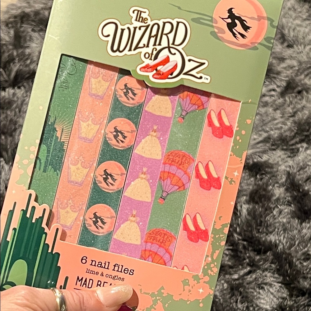 The Wizard of Oz Nail Files Set - Green and Pink